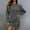 Dark Gray, variant on WJHWSX Fall Dresses for Women 2025,Womens Dresses,Dresses for Women,Long Sleeve,Crew Neck,Soft,Solid,S(US:4)