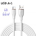 thumbnail image 3 of Ugroud-cable de carga rápida de silicona tipo C a C, USB a C, PD60W, Huawei SCP 66W, protocolo para Huawei, Xiaomi, iPhone 15 Plus Pro Max, 3 of 5