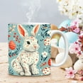 thumbnail image 1 of EGNMCR Cups Easter Rabbit Ceramic Coffee Mark Cup Home Applicable Cup a cup, 1 of 4