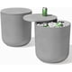thumbnail image 1 of Songqin Kona Cooler Side Table – 2-in-1 Outdoor Patio Side Table w/Cooler | Insulated 40L Capacity | Modern Accent Décor for Hosting, BBQ, Poolside, 1 of 10
