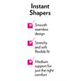 thumbnail image 4 of Secret Solutions Women's Plus Size Tummy And Thigh Medium-Control Instant Shaper, 4 of 6