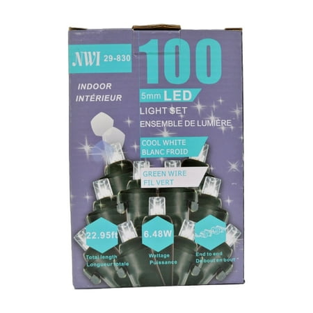 

IH Casa Decor 100 Lt 5Mm Led Indoor Light Set (Cool White Bulbs) - Set of 2