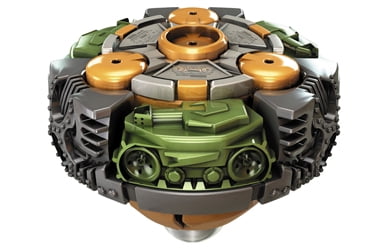 Mega Bloks Magnext Battle Strikers Gauntlet Reload Striker - Trottole Magnetiche Da Costruzione