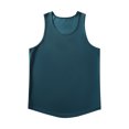 thumbnail image 1 of pstuiky Camisetas sin mangas para hombre, Camiseta deportiva de tirantes con cuello redondo, transpirable, informal, de color liso, para hombre Camisas para hombres m, 1 of 4