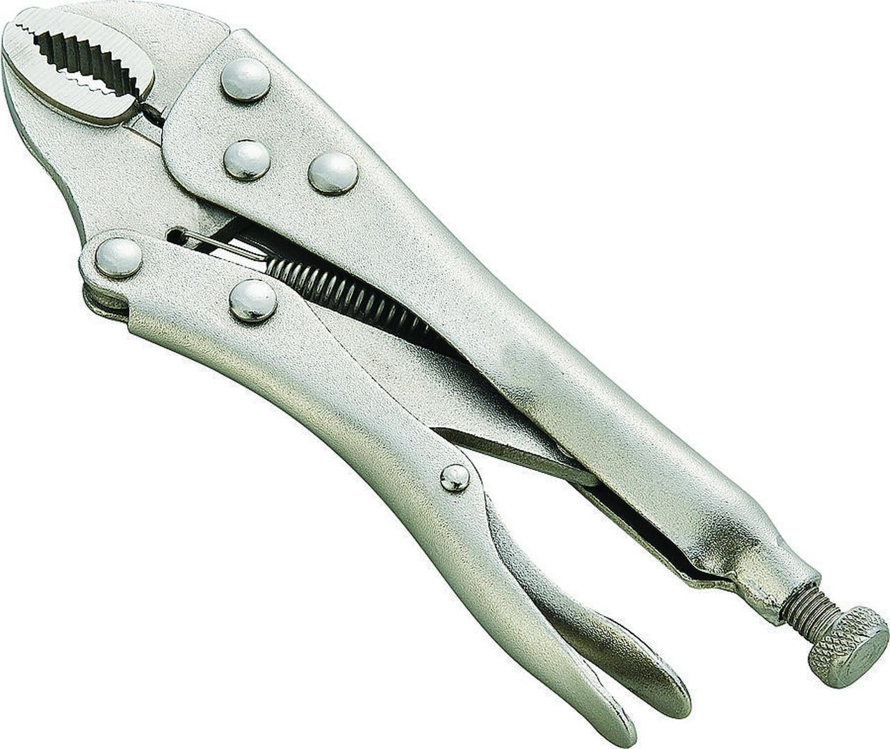 Vulcan Locking Plier, 7 In Oal Curved Jaw, Drop High Carbon