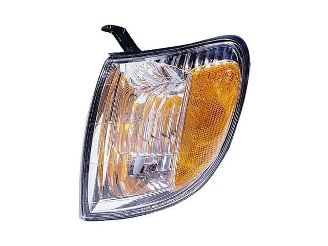 Compatible with 2000-2004 Toyota Tundra Front Left Driver Side Turn Signal Assembly Excludes Double Cab Corner of Fender 