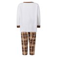 thumbnail image 6 of AIGUR Family Christmas Pajamas Family Matching Christmas Pajama Set Family Matching Pajamas Sets Long Sleeve Reindeer Printed Tops Plaid Pants, 6 of 11