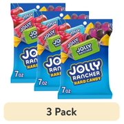(3 pack) Jolly Rancher Original Fruit Flavored Hard Candy, Bag 7 oz