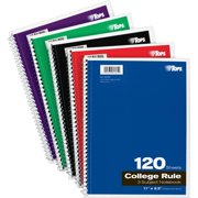 Angle View: TOPS, TOP65361, 3 - subject College Ruled Notebook - Letter, 1 Each