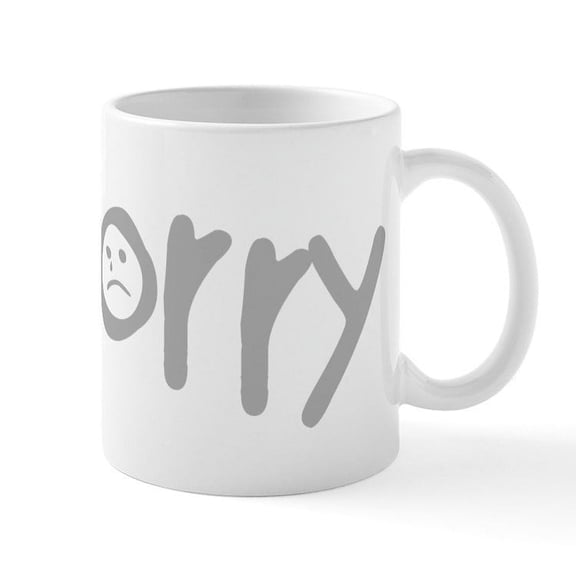 CafePress - I'm Sorry Mug - 11 oz Ceramic Mug - Novelty Coffee Tea Cup