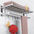 thumbnail image 3 of Bathroom Towel Rack Antirust Towel Bar Shower Room Organizer Shelf, 3 of 5