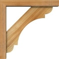 thumbnail image 3 of Ekena Millwork 4"W x 20"D x 20"H Olympic Block Rough Sawn Bracket w/ Offset Brace, Western Red Cedar, 3 of 25