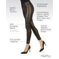 thumbnail image 3 of SlimMe Metallic High Waist Shaping Leggings - Womens - Female (Q1/Q2, Black/Gold), 3 of 7