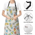 thumbnail image 6 of Picia Skateboard Waterproof Apron for Unisex Adult - Adjustable Bib Apron with Pockets, Ideal for Cooking, Gardening, Painting, and Household Chores, 6 of 9