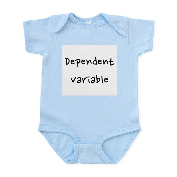 CafePress - Dependent Variable Infant Bodysuit - Baby Light Bodysuit, Size Newborn - 24 Months