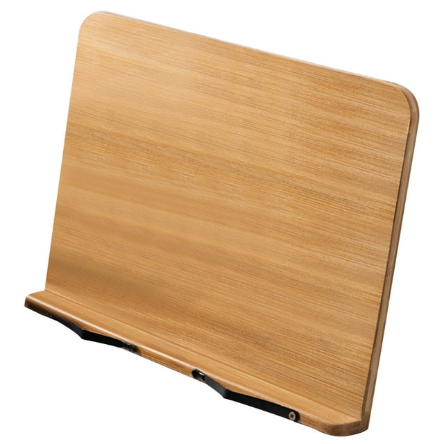 Étagère Réglable en Hauteur et Angle de Lecture avec Pince à Papier