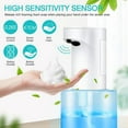 thumbnail image 5 of Automatic Soap Dispenser 150Ml,Contactless Battery Electric Auto Foam Hand Sanitizers Dispenser for Bathroom Office (White), 5 of 6