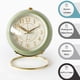 thumbnail image 4 of Reloj Slarm, pequeño reloj de mesa silencioso, reloj despertador retro clásico sin tictac, luz nocturna, silencioso, vidrio HD para decoración de interiores/sala de estar/cocina/dormitorio Fokelyi LKX-1155-2, 4 of 7