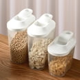 thumbnail image 6 of Cereal & Dry Food Storage Container – Bpa Free Plastic – Airtight Kitchen Storage Containers – Cereal Dispenser for Kitchen & Pantry 1000Ml Hearthweave, 6 of 9