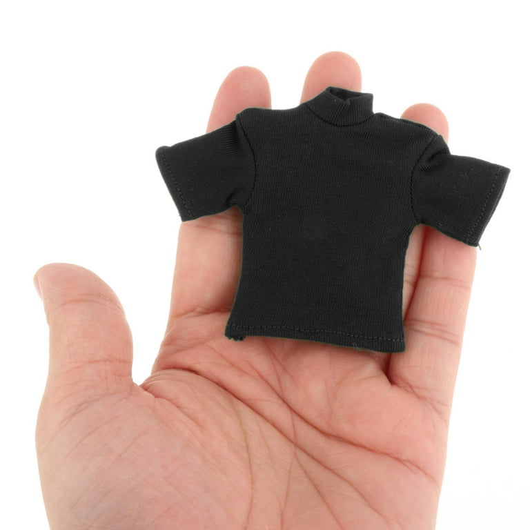 1/12 Scale Men Figures T Shirt Handmade Doll Clothes for 6 inch