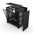 thumbnail image 4 of NZXT H Series H5 Flow 2024 RGB Edition ATX Mid Tower Chassis All Black Color, 4 of 6