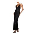 thumbnail image 1 of Robes à Col en V pour Femmes Été Sans Manches Papillon Dos Ouvert Robes Maxi Unies Jupes en Tulle Moulantes Tendance, 1 of 8