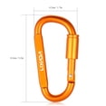 thumbnail image 3 of Carabiner,Carabiner Keychain Carabiner Screw Alloy Lock Alloy Carabiner Lock Balls Buckle Keychain D Lock Essential Reliable Keychain Alloy Screw Lock Table Balls Buckle Lock Balls Pool, 3 of 7