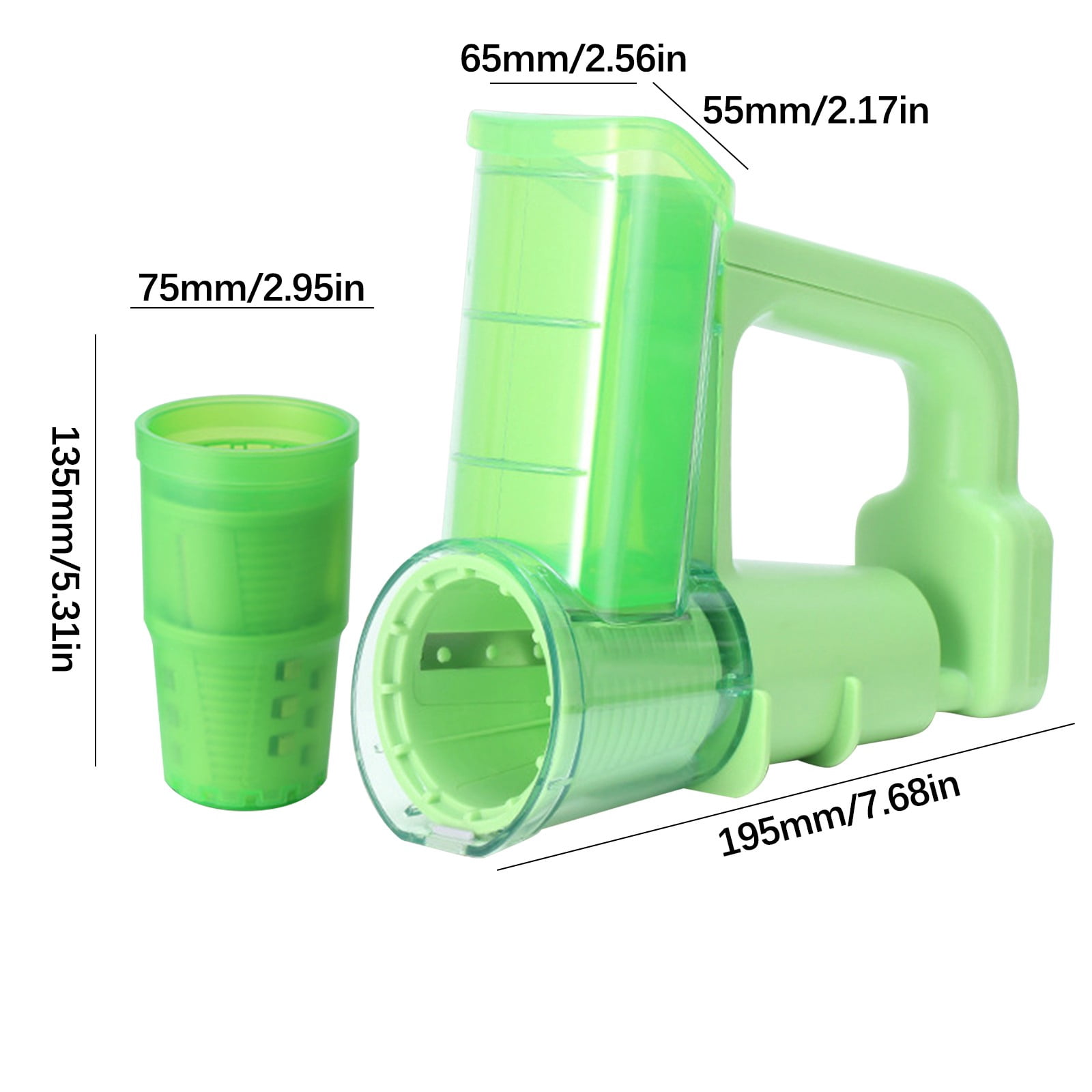 ufeghfjh Multi Functional Electric Vegetable Cutter with Drum Cheese Slicer Shredder Shaved Ice Maker Kitchen Gadget Efficient Food Processor Easy to Clean