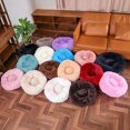 thumbnail image 2 of Perrera de peluche para perros, cama redonda para gatos, sofá cama para dormir para mascotas en otoño e invierno, 2 of 4
