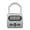 Silver, variant on 1Pcs Smart Padlock Rechargeable Smart Time Lock With Lcd Display And Backlight And Electronic-Timer 3.7V/200Ma Battery