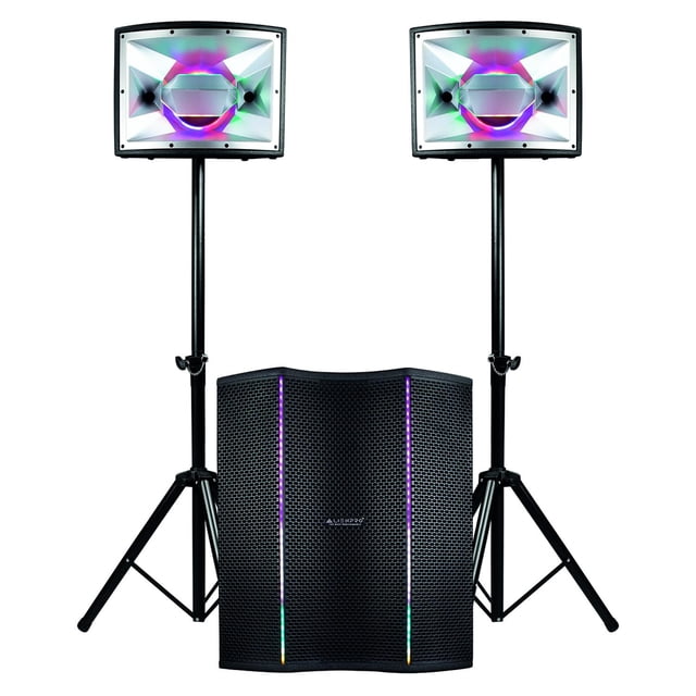 Sistema Lineal Alienpro GTArray15 600W RMS Subwoofer USB RGB