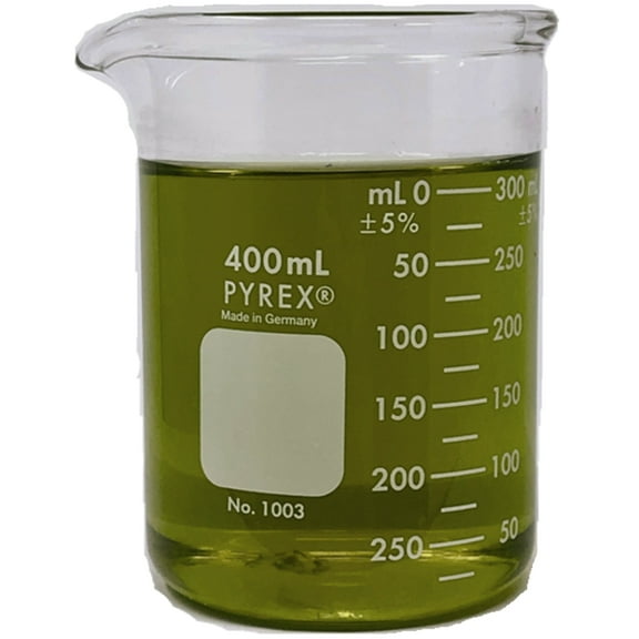 PYREX 1003-400, 400ml Heavy Duty Beaker, Griffin Low Form (Single)