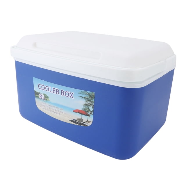 Glacière Portable Isolée 8L, Glacière Rigide Isolée Chaude Froide avec Rétention de Glace et Poignée Robuste, Glacière Portable pour Camping Pique-Nique Plage Boisson