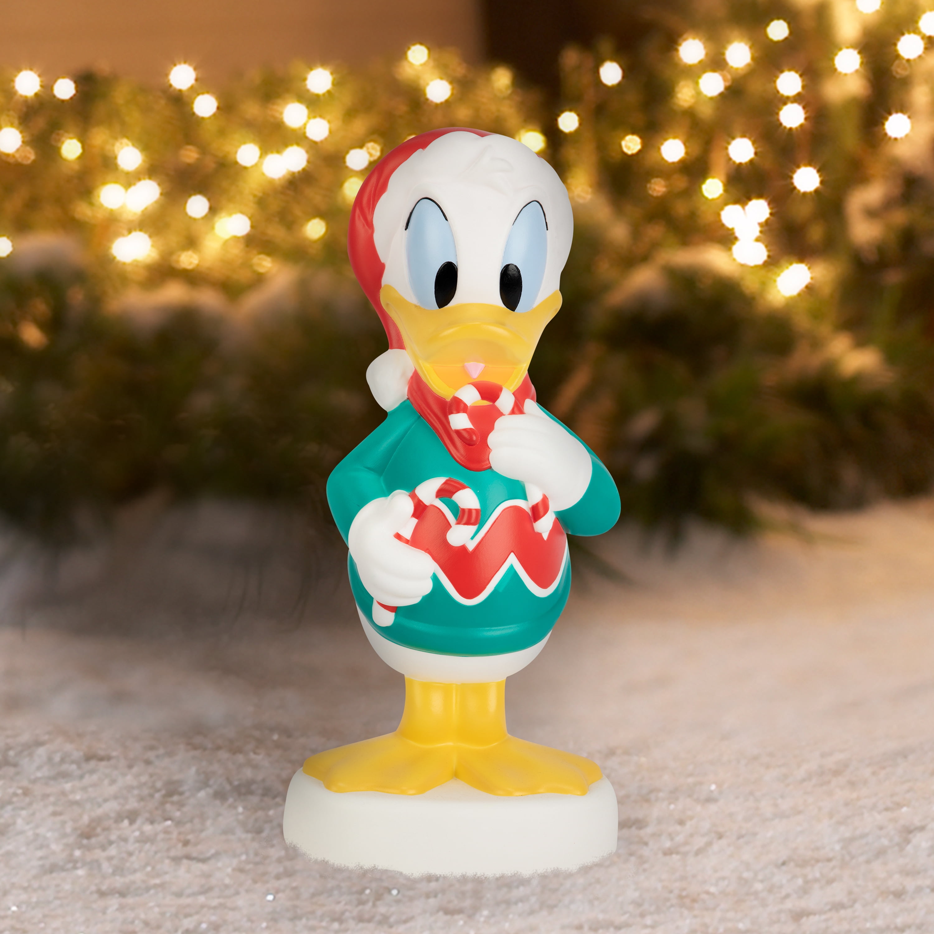 Disney Donald Duck in Christmas Sweater 22 in Lighted Blow Mold Decor