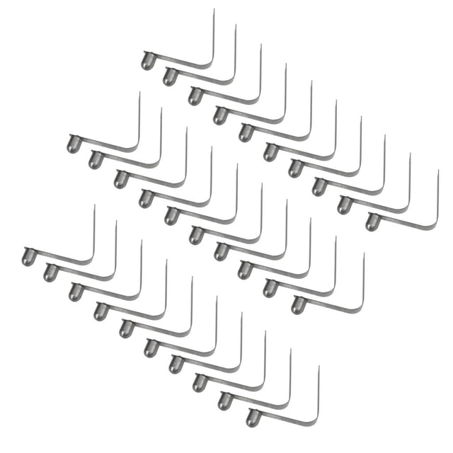 Clips de acero inoxidable DYNWAVEMX para postes de tienda 30 piezas