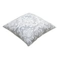 thumbnail image 6 of TreeWool (Pack of 2) Damask Accent Decorative Cotton Throw Pillow Covers (22 x 22 Inches, Sleet Gray), 6 of 6