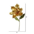 thumbnail image 2 of Vickerman 22" Gold Magnolia, 9" Flower 3/Bag, 2 of 2