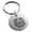 Silver, variant on Stainless Steel Dragon Knot Skuld's Net Viking Rune Engraved Small Medallion Circle Charm Keychain Keyring