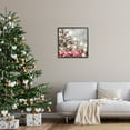 thumbnail image 3 of Stupell Industries Woodland Holiday Pinecone Holiday Painting Black Framed Art Print Wall Art, 24 x 24, 3 of 9