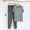 Dark Gray, variant on Juslio Mens Pajama Sets Short Sleeve Homewear Crewneck Tops and Pants Fashion 2 Piece Matching Pajamas Sets L