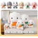 thumbnail image 3 of Bunny Stuffed Animal Easter Eared Rabbit Plush Cuddly White Bunny Plushie Toy with Carrot Fluffy Kawaii Soft Hugging Sleeping Pillow, 3 of 4