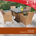 thumbnail image 2 of Tuscan Square Dining Table with 4 Chairs, 2 of 7