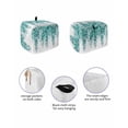 thumbnail image 2 of Fsddascl Green Eucalyptus Small Toaster Cover 2 Slice, Kitchen Appliance Covers, Botanical Leaves Pastoral Plants Toaster Oven Cover with Loop, Bread Machine Cover Polyester Dust Cover Protection, 2 of 5
