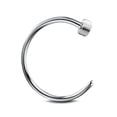 thumbnail image 6 of Surgical Steel Nose Hoop Ring 20 18  16 Gauge 3 Colors - 3 Pack, 6 of 7