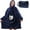 Blue, variant on Arsny Oversized Sherpa Blanket Hoodie for Adult Women Men Teen - Thick Warm Wearable Hooded Sweatshirt Blanket