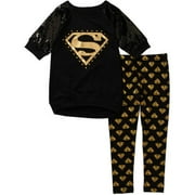 Supergirl Girls' Sweatshirt Legging Set
