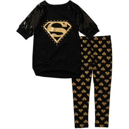 Supergirl Girls' Sweatshirt Legging Set