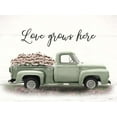 thumbnail image 2 of Deiter, Lori 24x19 Black Ornate Wood Framed with Double Matting Museum Art Print Titled - Sage Blush Truck, 2 of 4