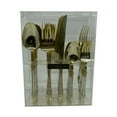 thumbnail image 3 of VeZee Disposable Plastic Sophisticated Cutlery Glitter Gold / Gold Top Tableware Pack of 480, 3 of 4
