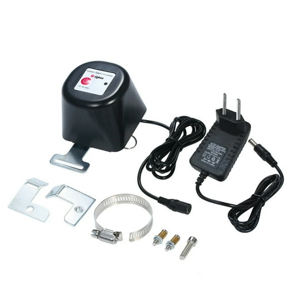 Tuya Zigbee Smart Manipulator Valve Controller for Water Gas Auto Shut on Support Home US Plug
